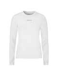 Craft Dame Trøye LS Adv Essence 2 L Langermet treningstrøye med mesh - white