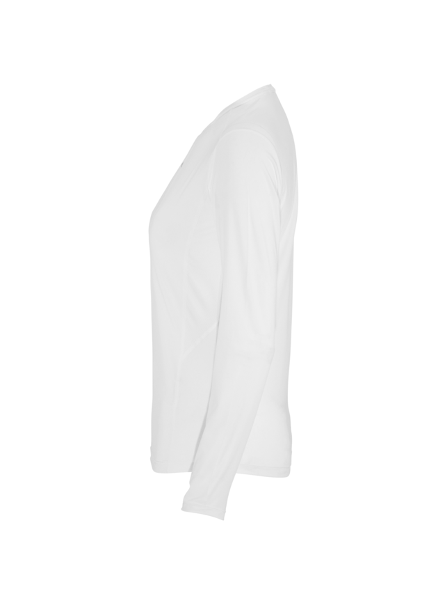 Craft Dame Trøye LS Adv Essence 2 M Langermet treningstrøye med mesh - white 