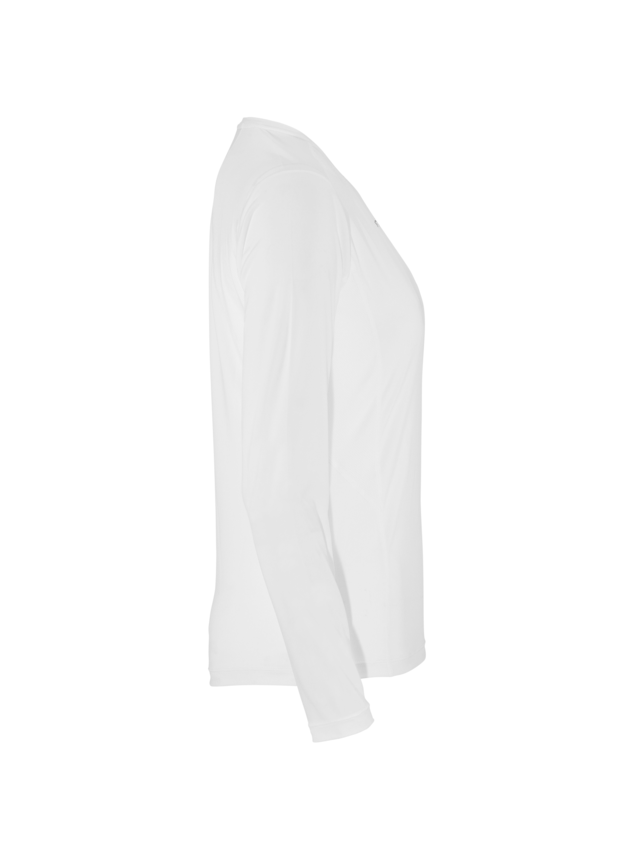 Craft Dame Trøye LS Adv Essence 2 M Langermet treningstrøye med mesh - white 