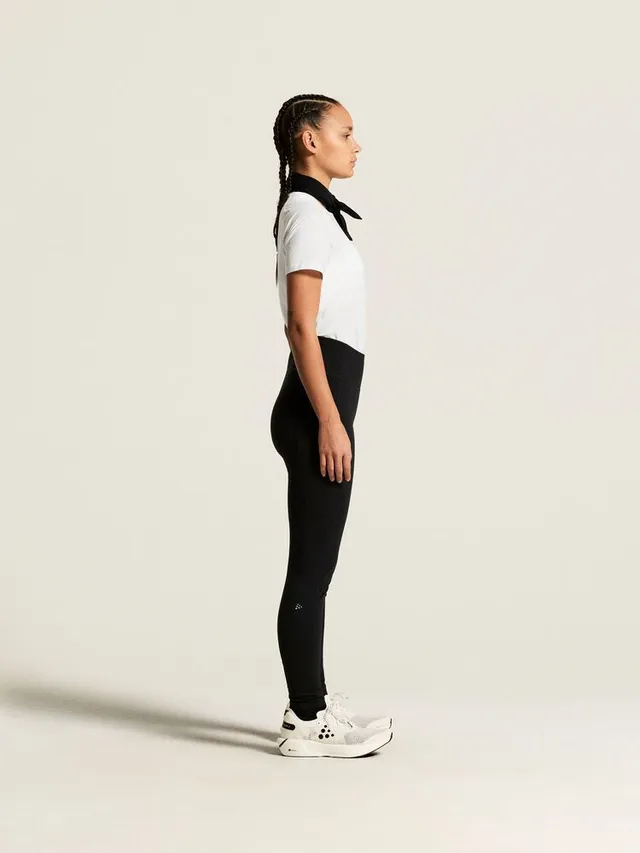 Craft Dame Trøye SS Essence Logo 2 M Myk treningstrøye med mesh - White 