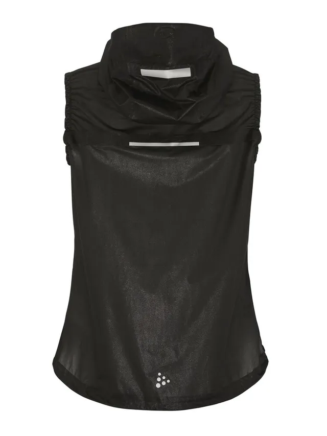 Craft W Vest Pro Hydro Lightweight S Ultralett vanntett løpevest - black 