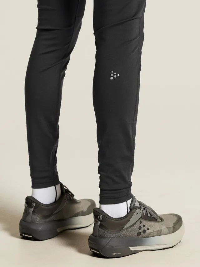 Craft Herre Essence Warm Wind Tights L Varm og vindtett treningstights - black 