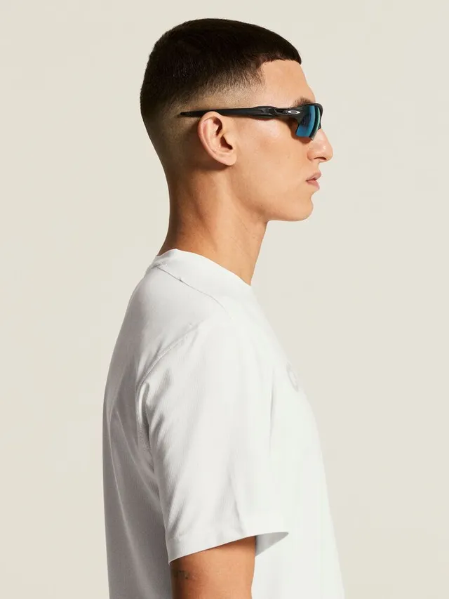 Craft Herre Trøye SS Essence Logo 2 M Myk funksjonell treningstrøye - White 