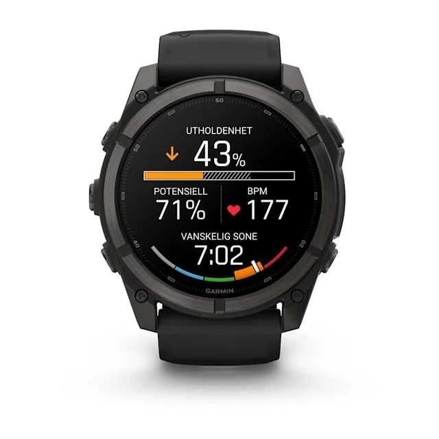 Garmin Fenix 9 51mm For trening, tur og eventyr 