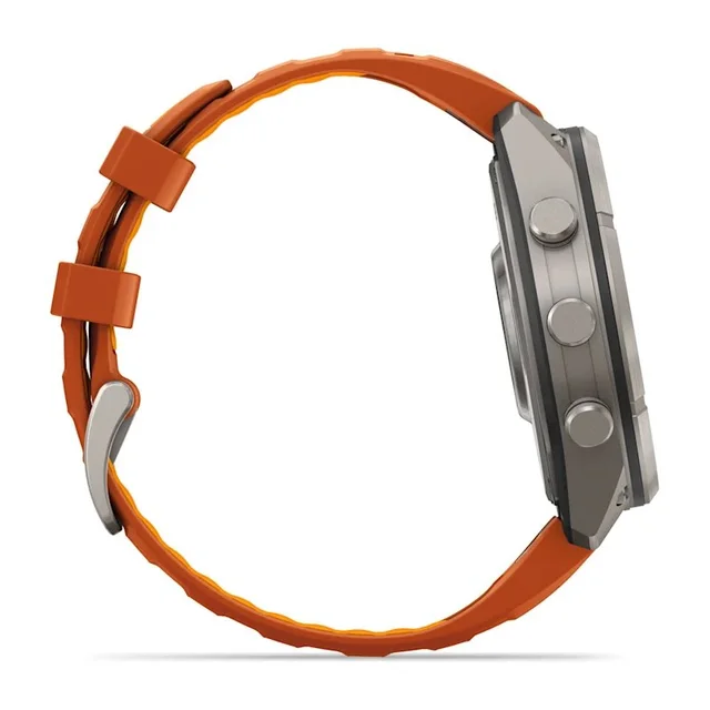 Garmin Fenix 9 Pro In Reach 47mm Titan med høstoransje/oransje 