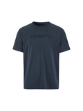 Craft Herre Trøye SS Essence Logo 2 L Myk og allsidig treningstrøye - Night