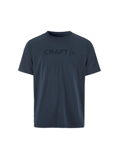 Craft Herre Trøye SS Essence Logo 2 M Myk og allsidig treningstrøye - Night