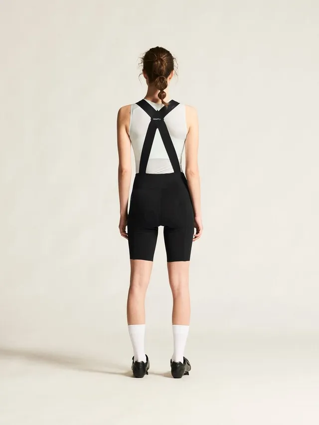 Craft Dame Endur Bib Shorts C2 M Slitesterk bib-shorts - Black 