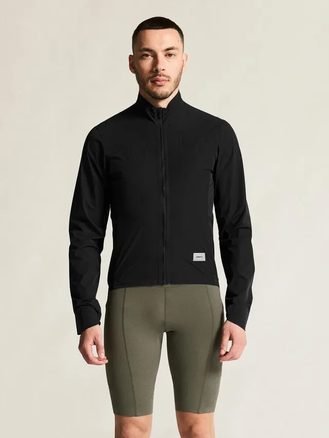 Craft Herre Jakke Endur Light Wind M Elastisk og lett sykkeljakke - Black 