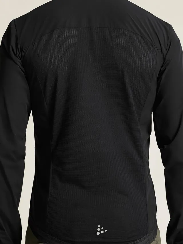 Craft Herre Jakke Endur Light Wind M Elastisk og lett sykkeljakke - Black 