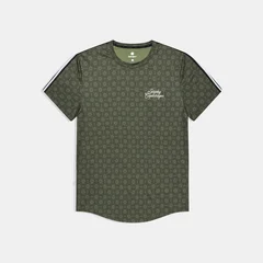 SAYSKY M Trøye SS Couture Combat M Lett og teknisk løpetrøye - GREEN AOP