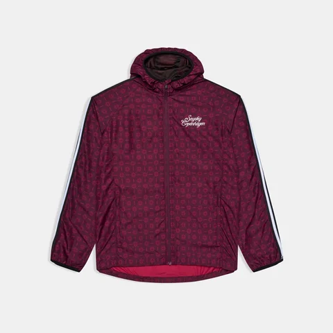 SAYSKY W Jakke Couture Pace Lett og pustende løpejakke -BURGUNDY AOP