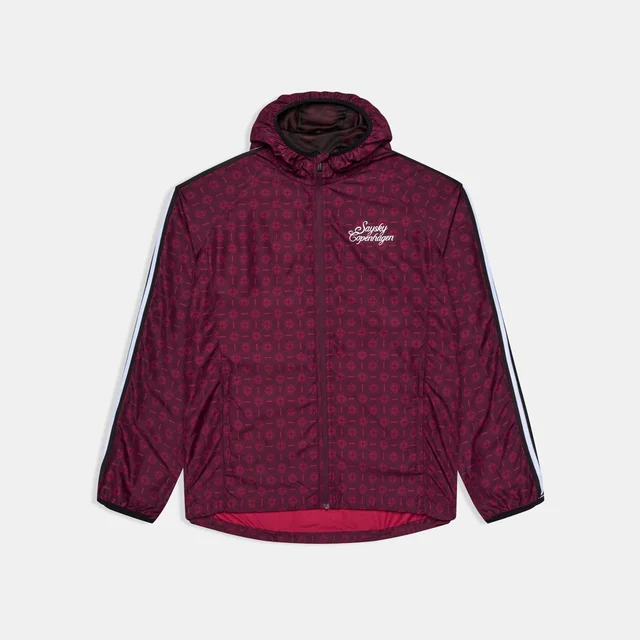 SAYSKY W Jakke Couture Pace S Lett og pustende løpejakke -BURGUNDY AOP 