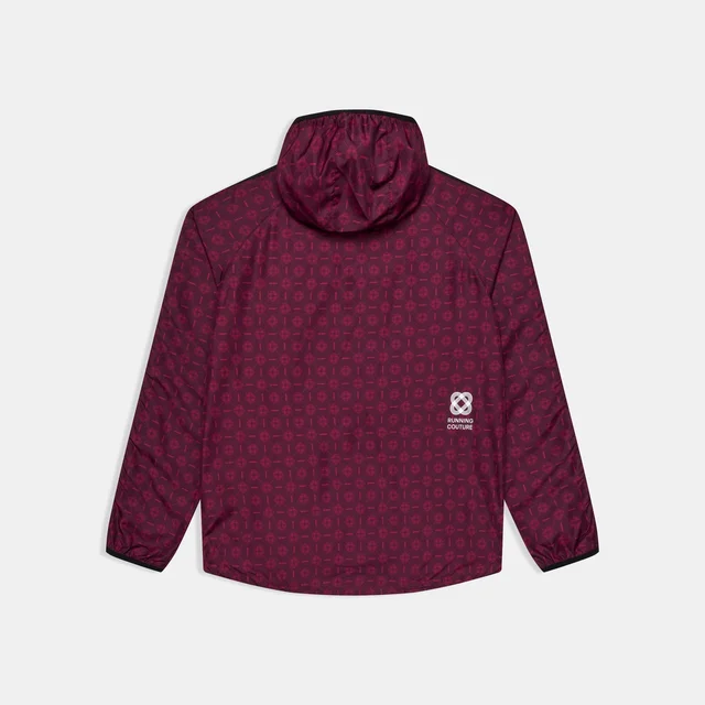 SAYSKY W Jakke Couture Pace S Lett og pustende løpejakke -BURGUNDY AOP 