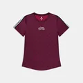 SAYSKY W Trøye SS Couture Combat M Lett og teknisk løpetrøye - BURGUNDY AOP