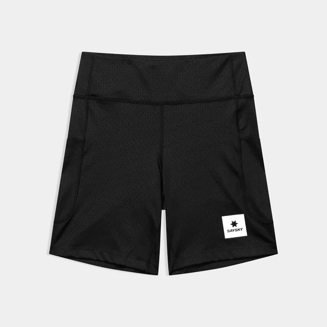 SAYSKY W Kort Tights 7" Combat+ M Teknisk tettsittende løpetights - BLACK 