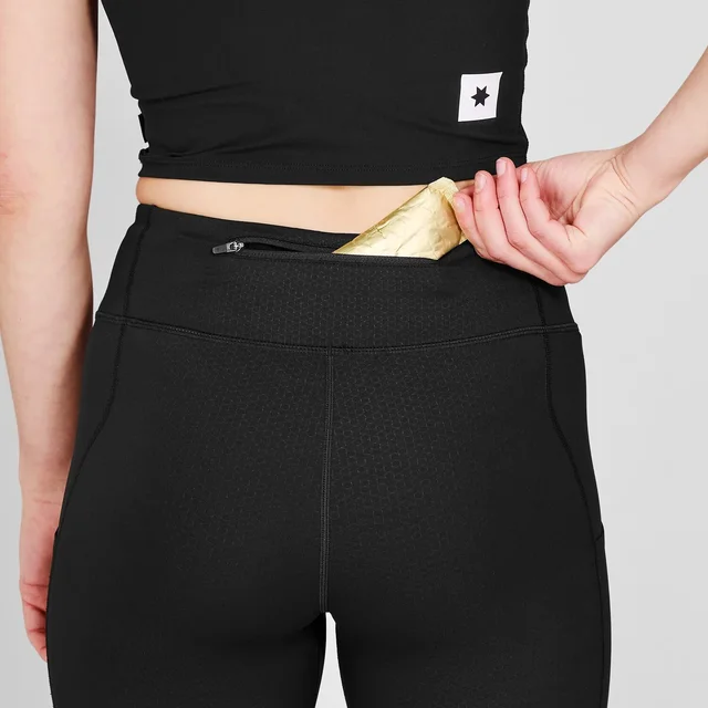 SAYSKY W Kort Tights 7" Combat+ M Teknisk tettsittende løpetights - BLACK 