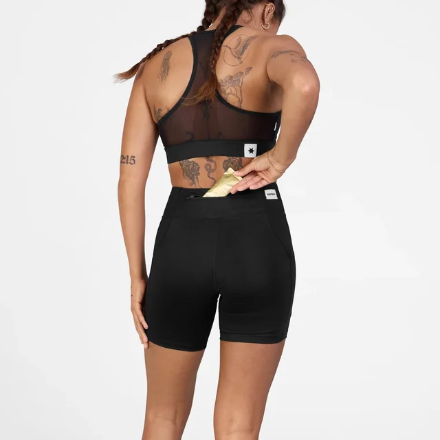 SAYSKY W Kort Tights 7" Combat+ M Teknisk tettsittende løpetights - BLACK 