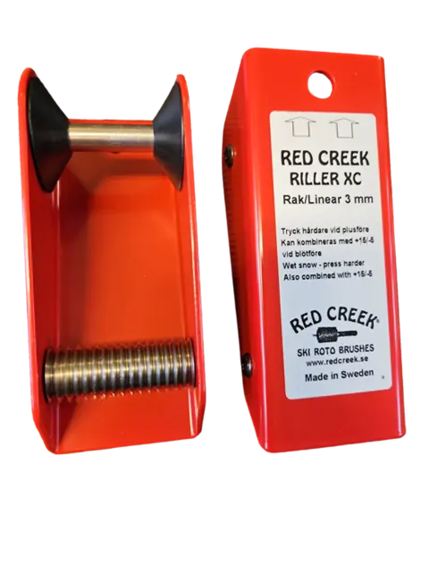 Red Creek Riller XC, Rett 3mm Finjuster strukturen etter forholdene 