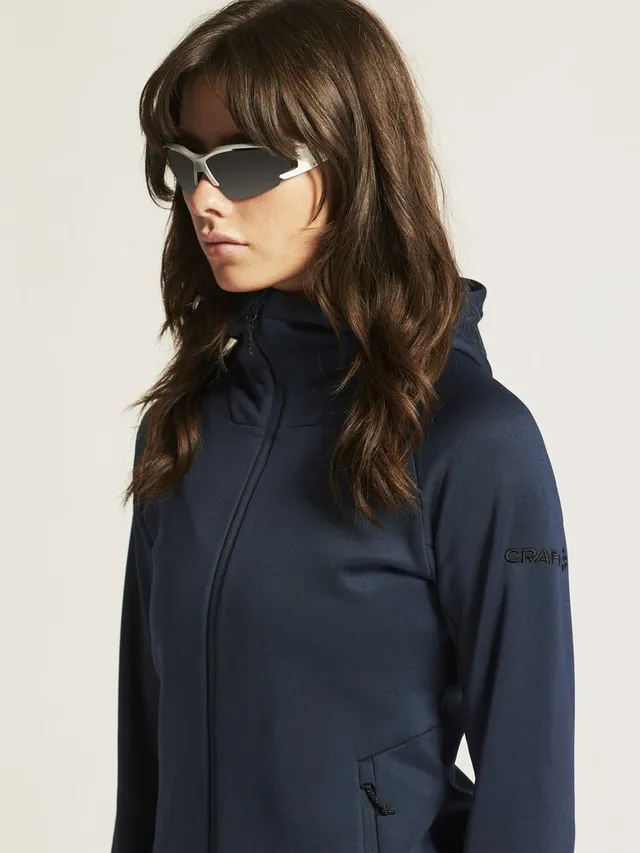 Craft Dame Fleece Nor Explore Power S Fleecejakke til tur og trening-Blaze 