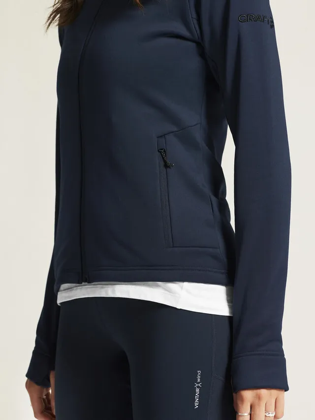 Craft Dame Fleece Nor Explore Power S Fleecejakke til tur og trening-Blaze 