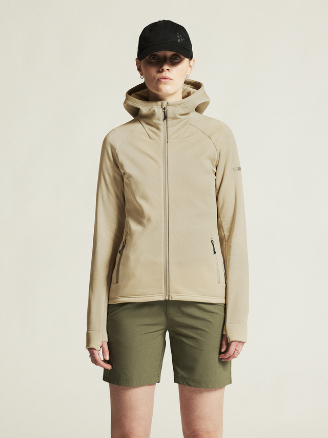 Craft Dame Fleece Nor Explore Power S Varm komfort for kjølige dager-Hay 