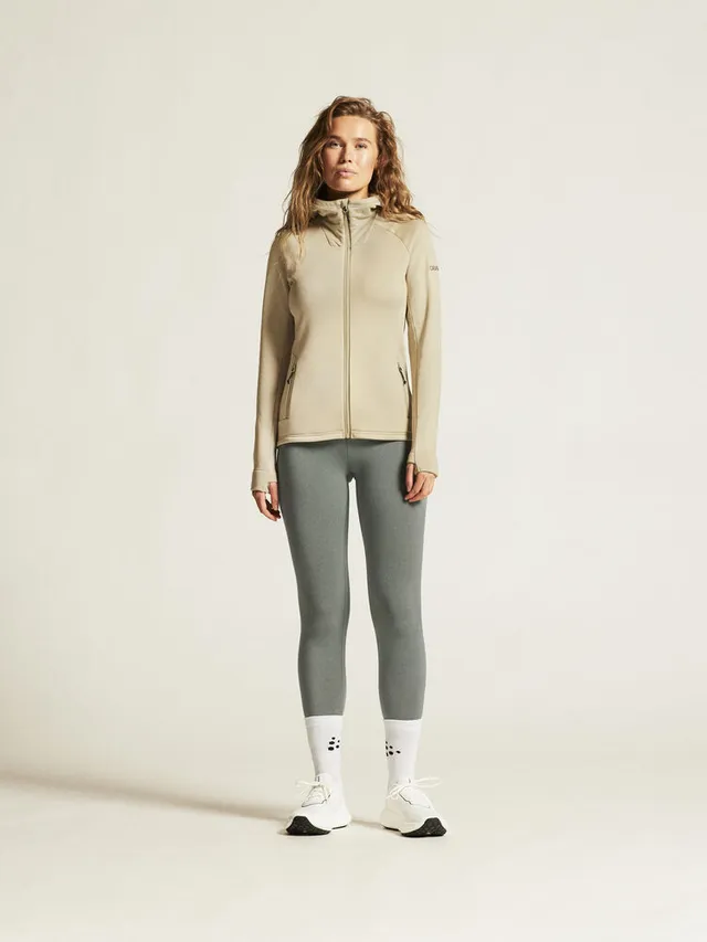 Craft Dame Fleece Nor Explore Power S Varm komfort for kjølige dager-Hay 