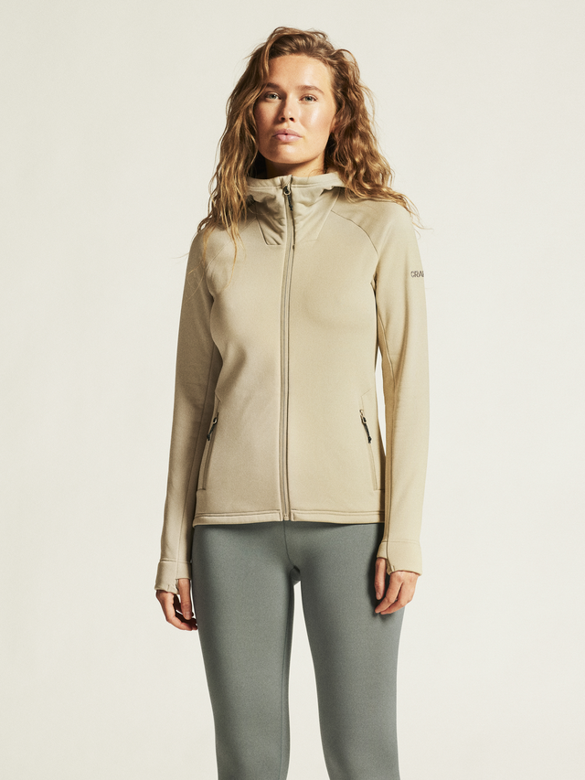 Craft Dame Fleece Nor Explore Power S Varm komfort for kjølige dager-Hay 