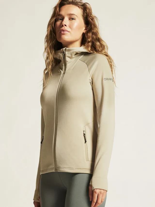 Craft Dame Fleece Nor Explore Power S Varm komfort for kjølige dager-Hay 