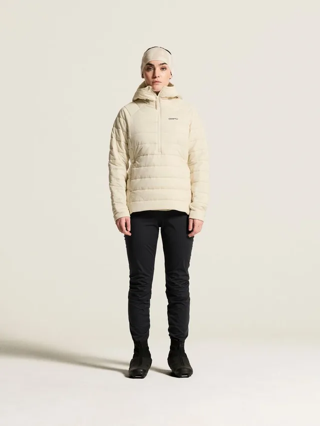 Craft Dame Anorak Nor Thermal Hood S Varm komfort for kalde dager-Tofu 