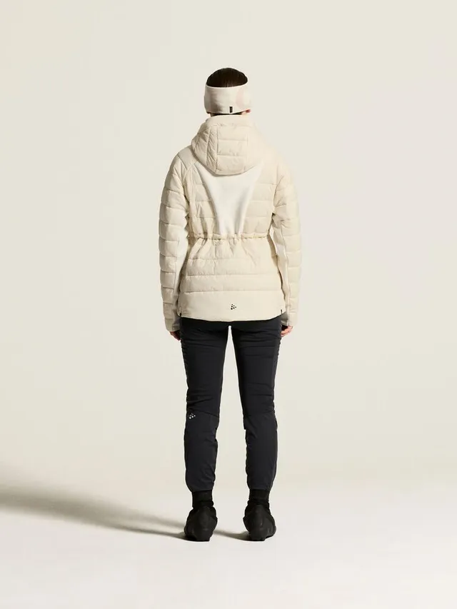 Craft Dame Anorak Nor Thermal Hood S Varm komfort for kalde dager-Tofu 