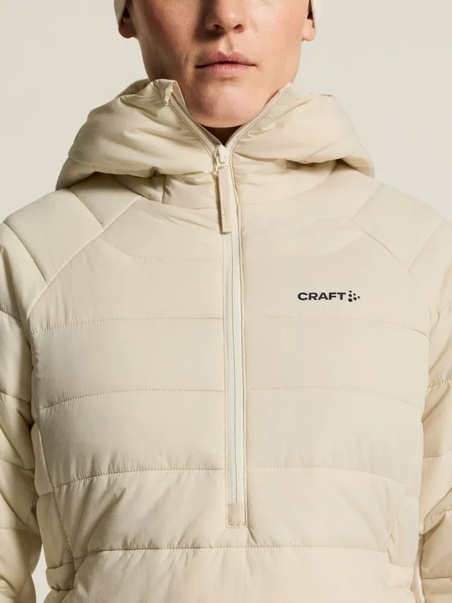 Craft Dame Anorak Nor Thermal Hood S Varm komfort for kalde dager-Tofu 