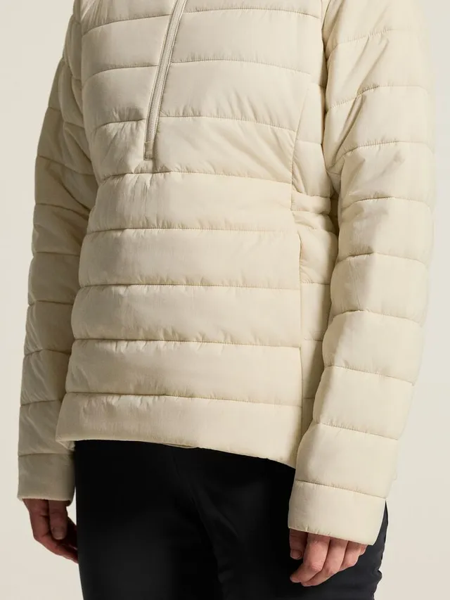 Craft Dame Anorak Nor Thermal Hood S Varm komfort for kalde dager-Tofu 