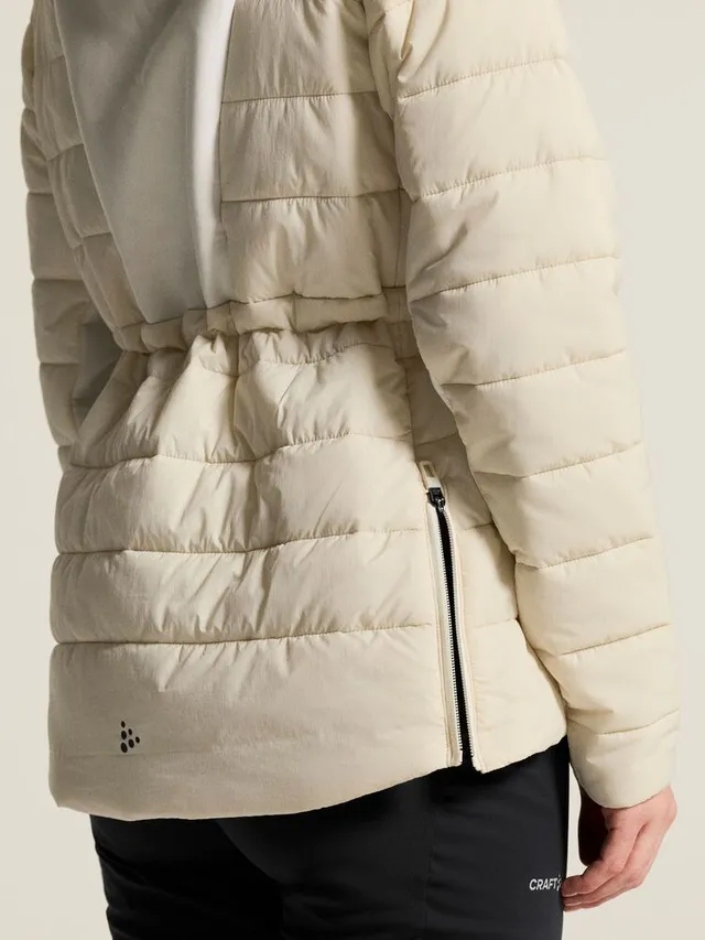 Craft Dame Anorak Nor Thermal Hood S Varm komfort for kalde dager-Tofu 