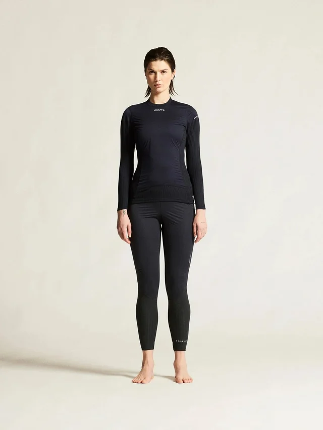 Craft W LS Pro Active Extreme X Wind M Markedets beste vind undertøysplagg?-Blk 