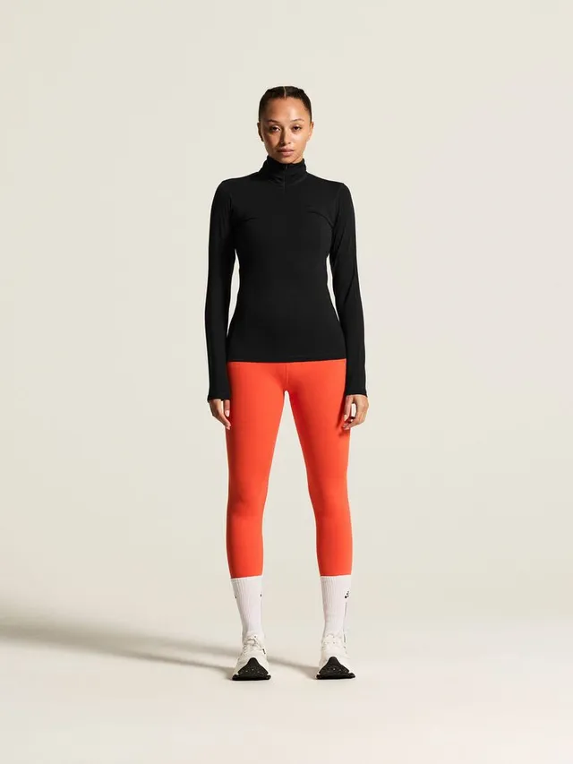 Craft Dame Trøye LS Wool 95 HZ M Ulltrøye i 95 % merinoull - Black/Mel 