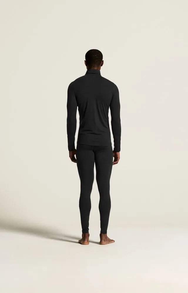 Craft Herre Trøye LS Wool 95 HZ M 95 % merinoull, 100 % komfort-Black/Mel 