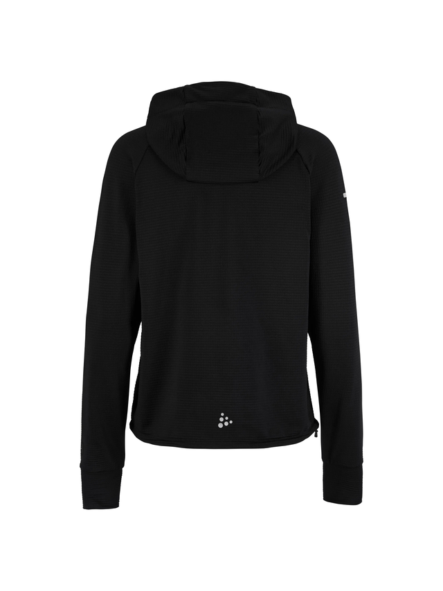 Craft Dame Trøye Subz Light Hood L Behagelig når tempraturen synker-Black 