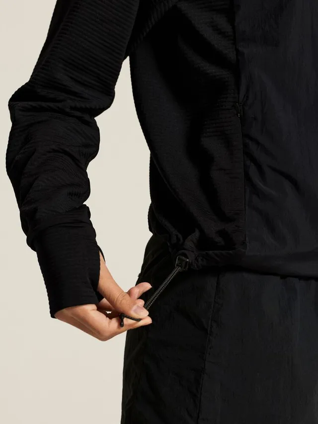Craft Dame Trøye Subz Light Hood L Behagelig når tempraturen synker-Black 