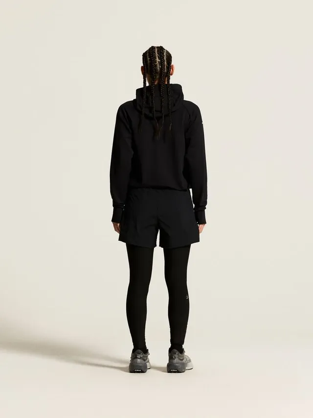 Craft Dame Trøye Subz Light Hood L Behagelig når tempraturen synker-Black 
