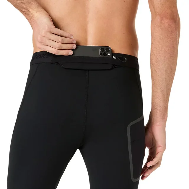 Asics Herre Tights Winter Road L Varm løpetights- BLACK 