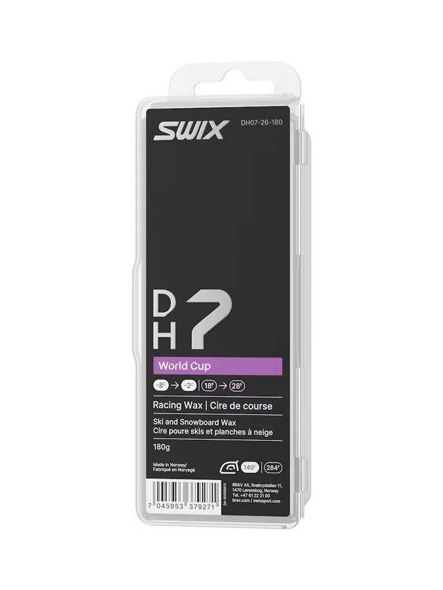 Swix DH7  World Cup Glider -8-2°C 180 G Racingglider for fuktig kald snø 