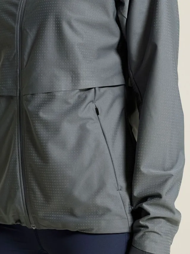 Craft Dame Jakke Pro Hydro 3 M Vanntett løpejakke-Norit/Grey 