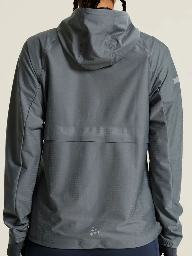 Craft Dame Jakke Pro Hydro 3 M Vanntett løpejakke-Norit/Grey 