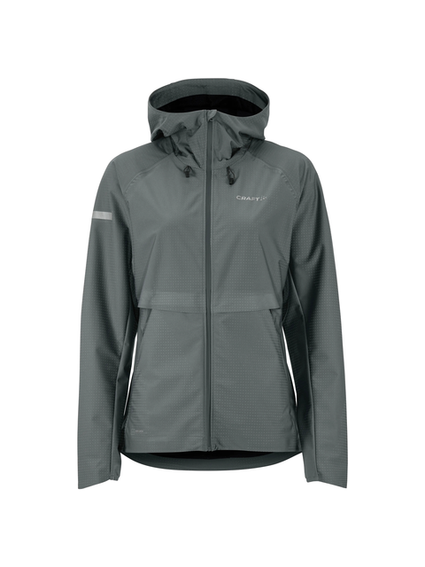 Craft Dame Jakke Pro Hydro 3 Vanntett løpejakke-Norit/Grey