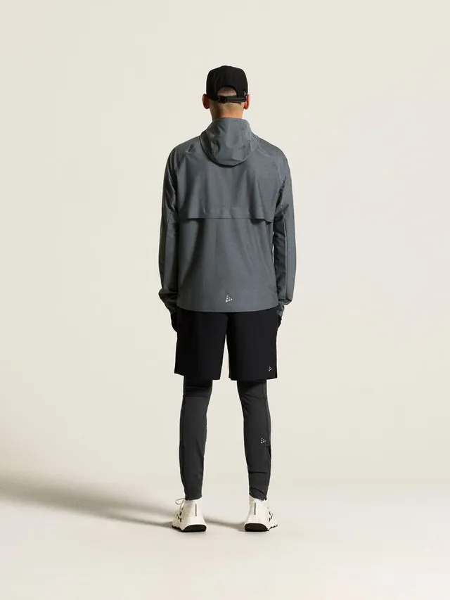 Craft Herre Jakke Pro Hydro 3 M Vanntett løpejakke-Norit/Grey 