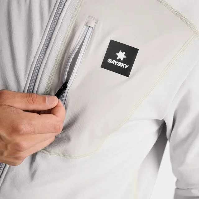 SAYSKY M Trøye Combat Half Zip Fleece L Trening på kjølige dager-GREY 