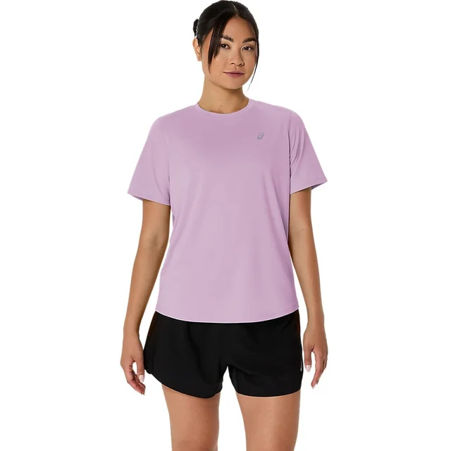 Asics Dame Trøye SS Core M Lett og funksjonell treningstrøye -LILAC 