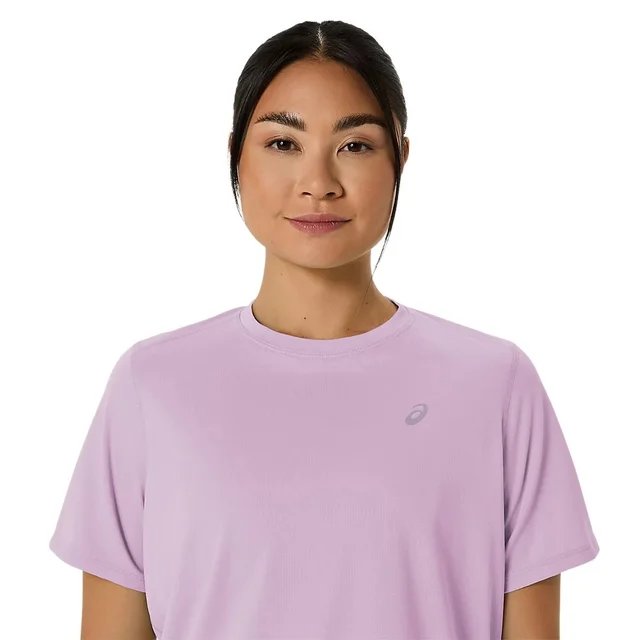 Asics Dame Trøye SS Core M Lett og funksjonell treningstrøye -LILAC 