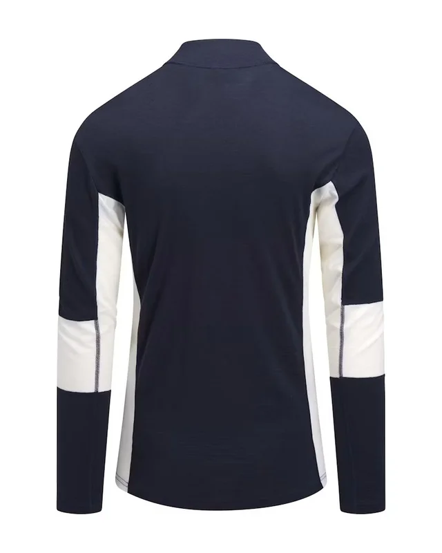 Swix M Trøye HZ Polaris Baselayer L Myk merinoull for kalde dager-Dark Navy 